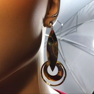 Final Price ♥️
 New Gold Circle Dangle Earrings